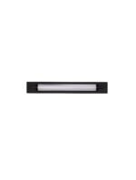 Fasko LED-Badezimmerleuchte 13W, IP44, Matt Schwarz/Weiß