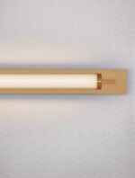 Fasko LED-Badleuchte 13W, IP44, Schwarz/Brass/Weiß, 3000K – Bild 3