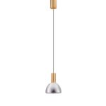 Voi LED-Hängelampe 8W, IP20, Brass Gold/Smokey Glass, 3000K