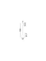 Voi LED-Hängelampe 8W, IP20, Brass Gold/Smokey Glass, 3000K – Bild 7