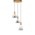 Voi LED-Hängelampe 24W, IP20, Gradient Smokey, dimmbar