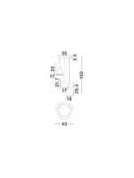 Voi LED-Hängelampe 24W, IP20, Gradient Smokey, dimmbar – Bild 2