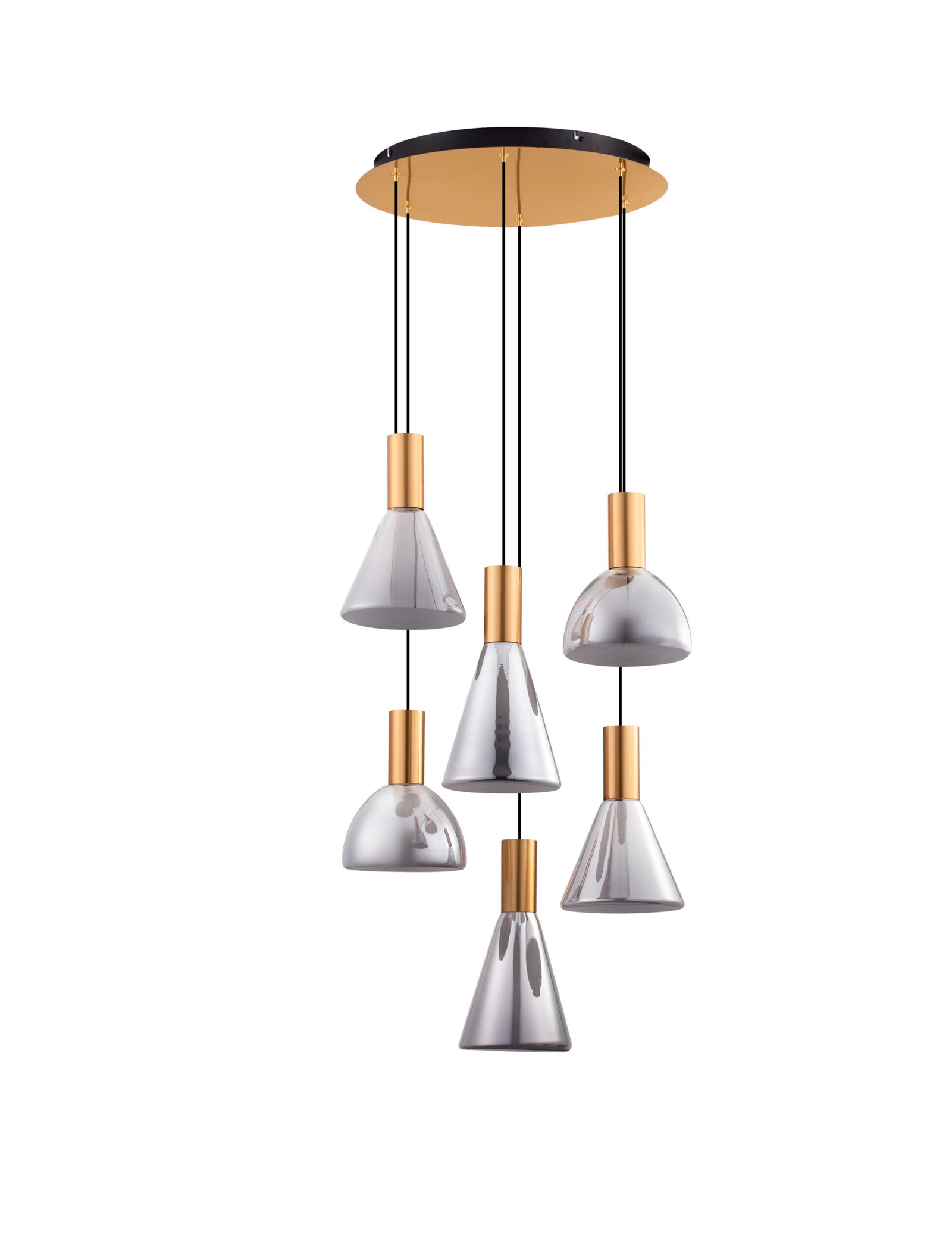 9236308_2 Voi LED-Hängelampe 48W, IP20,Smokey Glass,dimmbar – Bild 1