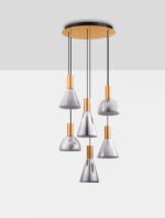 Voi LED-Hängelampe 48W, IP20,Smokey Glass,dimmbar – Bild 4
