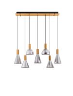 Voi LED-Hängelampe 47W, IP20, Smokey Glas, dimmbar