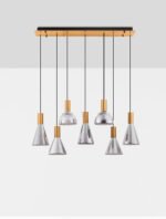 Voi LED-Hängelampe 47W, IP20, Smokey Glas, dimmbar – Bild 4