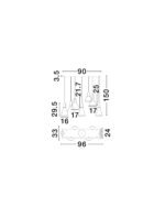 Voi LED-Hängelampe 47W, IP20, Smokey Glas, dimmbar – Bild 7