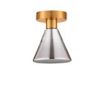 Voi LED-Deckenleuchte 8W, IP20, Smokey Glas, 3000K