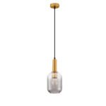 Maho Hängelampe E27 1x12W, IP20, Smokey-Brass Gold