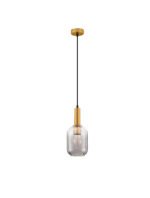 Maho Hängelampe E27 1x12W, IP20, Smokey-Brass Gold