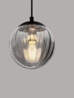 Abbacus Hängeleuchte E27, max. 12W, IP20, Matt Schwarz – Bild 6