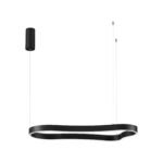 Dussa LED-Hängelampe 52W, IP20, Sandy Black, dimmbar, 3000K