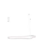 Dussa LED-Pendelleuchte 61W, IP20, Sandy White, dimmbar