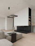 Dussa LED-Hängelampe 61W, IP20, Sandy Black,dimmbar – Bild 2