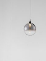 Orenda LED-Hängelampe 5W, IP20, Schwarz/Smokey Glas – Bild 6