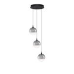 Orenda LED-Hängelampe 15W, IP20, Schwarz, dimmbar