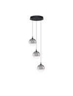 Orenda LED-Hängelampe 15W, IP20, Schwarz, dimmbar