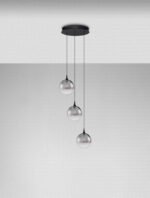 Orenda LED-Hängelampe 15W, IP20, Schwarz, dimmbar – Bild 4