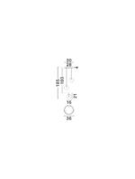Orenda LED-Hängelampe 15W, IP20, Gold-Schwarz, dimmbar, 3000K – Bild 2