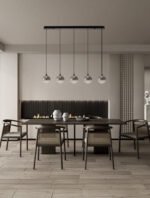 Orenda LED-Hängelampe 20W, IP20, Matt Schwarz, dimmbar – Bild 2