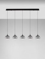 Orenda LED-Hängelampe 20W, IP20, Matt Schwarz, dimmbar – Bild 4