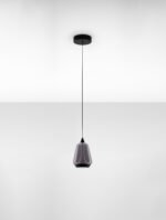 Alish LED-Hängelampe 8W, IP20, Matt Schwarz/Smokey, 3000K – Bild 4