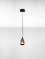 Alish LED-Hängelampe 8W, IP20, Matt Schwarz/Smokey, 3000K – Bild 5