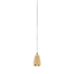 Alish LED-Hängelampe 8W, IP20, Messinggold/Matt Schwarz