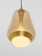 Alish LED-Hängelampe 8W, IP20, Messinggold/Matt Schwarz – Bild 3