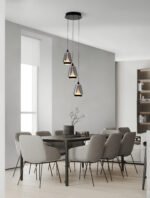 Alish LED-Hängelampe 24W, IP20, Matt Black, 3000K, dimmbar – Bild 2