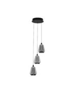 Alish LED-Hängelampe 24W, IP20, Matt Black, 3000K, dimmbar
