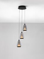 Alish LED-Hängelampe 24W, IP20, Matt Black, 3000K, dimmbar – Bild 5