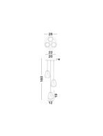 Alish LED-Hängelampe 24W, IP20, Matt Black, 3000K, dimmbar – Bild 7