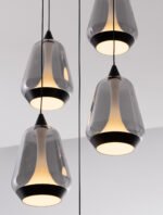 Alish LED-Hängelampe 40W, IP20, Matt Schwarz-Smoke, dimmbar – Bild 6