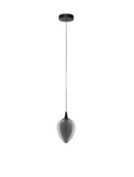 Nali LED-Hängelampe 6W, IP20, Smokey-Matt Schwarz, 3000K