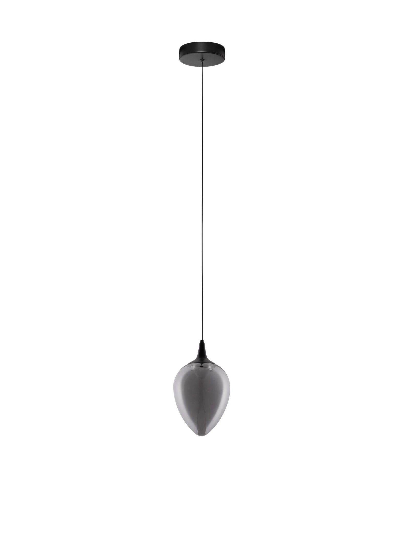 9416971_2 Nali LED-Hängelampe 6W, IP20, Smokey-Matt Schwarz, 3000K – Bild 1