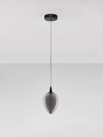 Nali LED-Hängelampe 6W, IP20, Smokey-Matt Schwarz, 3000K – Bild 4