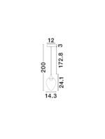 Nali LED-Hängelampe 6W, IP20, Smokey-Matt Schwarz, 3000K – Bild 7