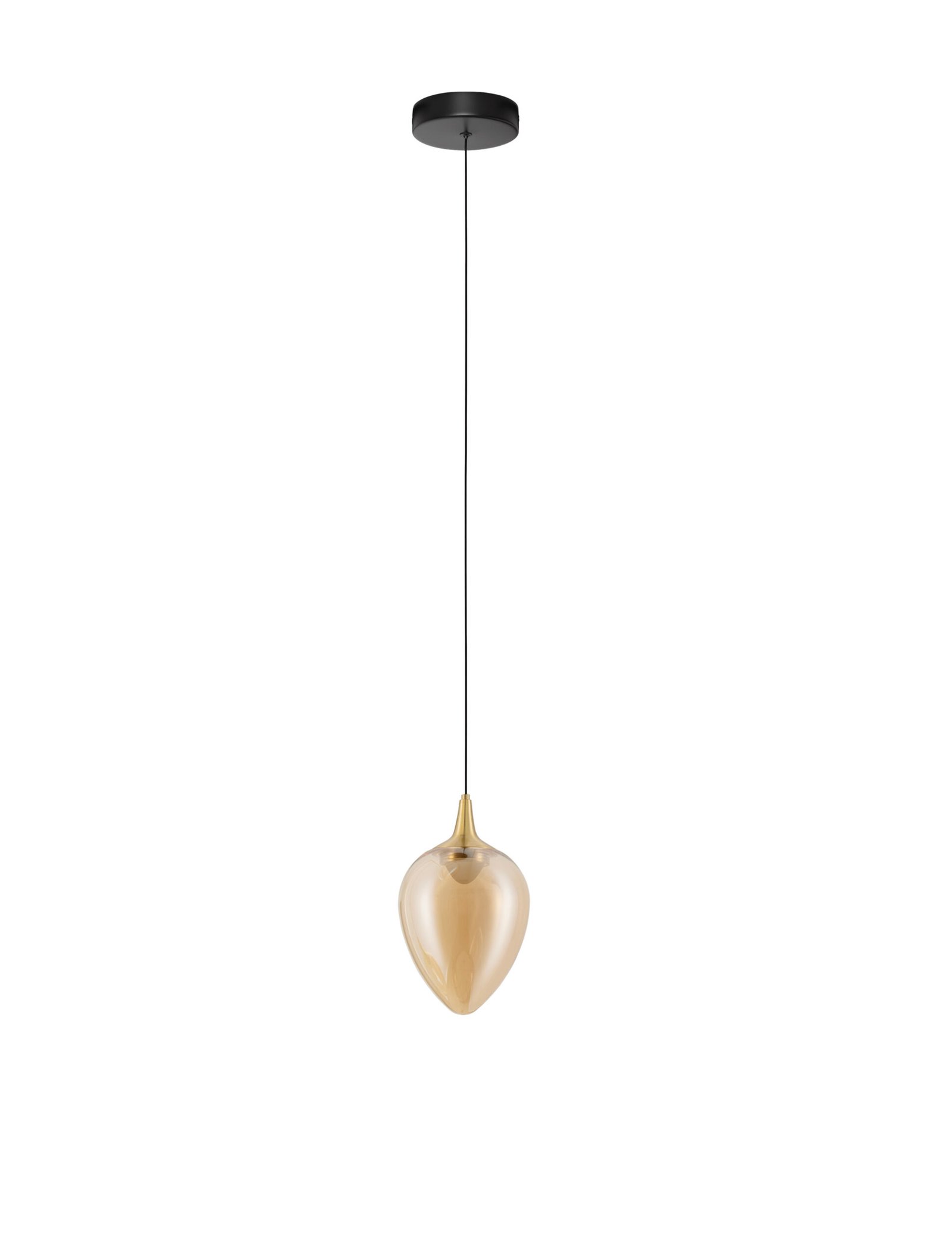 9416972_2 Nali LED-Hängelampe 6W, IP20, Champagne/Messinggold – Bild 1