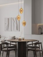 Nali LED-Hängelampe 18W, IP20, Champagne, dimmbar, 3000K – Bild 7