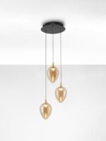 Nali LED-Hängelampe 18W, IP20, Champagne, dimmbar, 3000K – Bild 4