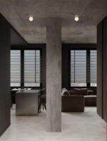 Zero Decken-/Wandleuchte G9 1x5W, IP20, Grau Beton – Bild 2