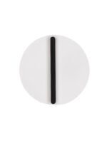 Nalu LED-Wandleuchte 20W, IP20, Schwarz/Weiß, dimmbar