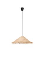 Alua Hängelampe E27 1x12W, IP20, Natur-Rattan