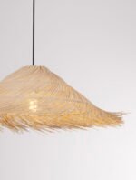 Alua Hängelampe E27 1x12W, IP20, Natur-Rattan – Bild 6