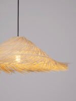 Alua Hängelampe E27 1x12W, IP20, Natur-Rattan – Bild 7