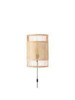 Pale Wandleuchte E27 1x12W, IP20, Natur-Bambus