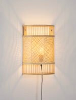 Pale Wandleuchte E27 1x12W, IP20, Natur-Bambus – Bild 6