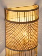 Pale Wandleuchte E27 1x12W, IP20, Natur-Bambus – Bild 8