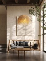 Jaunet Hängelampe E27 1x12W, IP20, Natur-Rattan – Bild 8